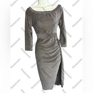 3-Dress Sparkle Party Bundle - Nightway Black Red Silver Metallic Bodycon Dress